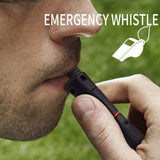 Multi Tool & Fire Starter Set, 15 in 1 Pocket Knife with Scissors | Magnesium Fire Starter with Compass & Whistle for Camping, Outdoor Survival, Hiking, Fishing