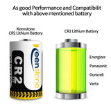 12Pcs CR2  Compatible CR15H270 3V CR2 850mAh Lithium Batteries