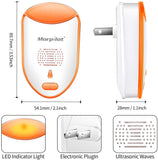 morpilot Ｍ－２ Rodent Repeller Mouse Repellent Ultrasonic Mice Electronic Repeller Humane Mouse Trap Substitute Pest Control with Ultrasounds Sonic Sounds Impulse Waves for Attic Garage Basement 4PACK