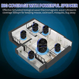 Ｍ－３Ultrasonic Pest Repeller 4Pack, Electronic Device - Best Plug in - Get Rid of - Rodents, Squirrels, Mice, Rats, Bats, Insects - Roaches, Spiders, Fleas, Bed Bugs, Flies, Ants, Mosquitos, Fruit Fly!