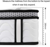 Morpilot 10" 3Hybrid Mattress,CertiPUR-US Certified Memory Foam Pocket Spring Mattress, Twin Mattress in a Box