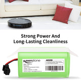 Keenstone 14.4V 2600mAh Li-ion Rechargeable Replacement Battery Compatible with Ecovacs Deebot N79S, N79, DN622, Eufy RoboVac 11, 11S, RoboVac 30, 30C, RoboVac 15C, 12, Amarey A800