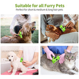 Morpilot Pet Grooming Brush, Deshedding Dog Brush with Quick Self Cleaning, Professional Pet Comb Removes Loose Hair and Combats Reduces Shedding Up To 95%, Deshedding Brush for Dogs and Cats (M)