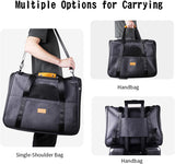 Cat Carrier MORPILOT® Extra Large Cat Bag with Water Bowl, Soft Sided Tsa Airline Approved Pet Carrier up to 25LB, Travel Puppy Carrier Cat Carrier for Small Medium Large Dogs Cats Rabbits - Gray