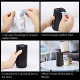 Spmou Rechargeable Mosquito Repeller, 25’ Mosquito Protection Zone, Portable Rechargeable, Includes 72 Hr Mosquito Repellent Refill, No Spray, No Candle or Flame Mosquito Repeller / DEET Alternative