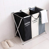 Keenstone 135L Large Clothes Laundry Hamper Sorter Waterproof Laundry Storage Bag Basket Sorter for Laundry Room Organization