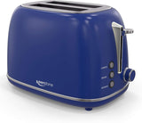 2-Slice Toasters Stainless Steel Retro Toaster with Extra Wide Slots - Pastel Green