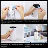 Spmou Rechargeable Mosquito Repeller, 25’ Mosquito Protection Zone, Portable Rechargeable, Includes 72 Hr Mosquito Repellent Refill, No Spray, No Candle or Flame Mosquito Repeller / DEET Alternative