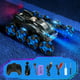 Keenstone Remote Control Stunt Car,RC Car Monster Truck Birthday Christmas Gift for Children Kid, Eight Wheel, Blue