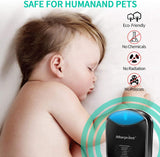 morpilot Ｍ－２Ultrasonic Pest Repeller ，4 Pack, Indoor Pest Control Electronic Plug in， Get Rid of - Rodents Squirrels Mice Rats Insects - Roaches Spiders Fleas Bed Bugs Flies Ants Fruit Fly!