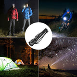 Brightest LED Flashlights Rechargeable 2 Pack, Waterproof 1500 High Lumen Handheld Flashlights with 5 Light Modes and Pocket Clip for Emergency or Camping(4 pcs 18650 Battery and Charger Included)