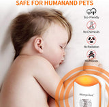 morpilot Ｍ－２ Rodent Repeller Mouse Repellent Ultrasonic Mice Electronic Repeller Humane Mouse Trap Substitute Pest Control with Ultrasounds Sonic Sounds Impulse Waves for Attic Garage Basement 4PACK