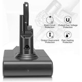 Dyson V7 Replacement Battery, 21.6V 4600mAh Lithium Battery Compatible with SV11 V7 Motorhead V7 Trigger V7 Animal V7 HEPA V7 Absolute Handheld Vacuum Cleaners, 2 Pack Filters Included
