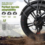 Folding Electric Bike Electric Commuter Bicycles 20 Inch Commuting Bike Foldable City E-Bikes for Adults 400W Motor Shimano 7-Speed 48V 10AH Removable Battery