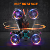 Keenstone Remote Control Car, RC Stunt Car with Gesture Control, Simulated Exhaust Spray, Suitable The Best Christmas Birthday Gift for 3-8 Year Old, Orange