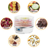 Morpilot Food Dehydrator Machine, With 5 Stackable Trays Professional Multi-Tier Kitchen Food Dehydrator Appliances, Meat Fruits or Vegetable Dryer?High-Heat Circulations