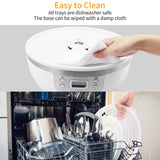 Morpilot Food Dehydrator Machine, With 5 Stackable Trays Professional Multi-Tier Kitchen Food Dehydrator Appliances, Meat Fruits or Vegetable Dryer?High-Heat Circulations