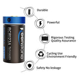 8Pcs 700mAh RCR123A Rechargeable Arlo Batteries