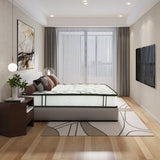 Full Size Hybrid Mattress, Medium Firm Bed in a Box, 10" with Pocket Innerspring and Breathable Foam, Back Pain Relief