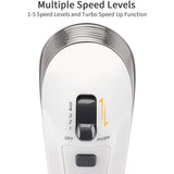 Hand Mixer Electric, Keenstone 5 Speed Kitchen Handheld Hand Mixers with 5 Stainless Steel Accessories Use for Cream and Cake