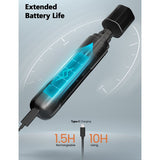 Morpilot Pet Nail Grinder with Led ,Professional 3 Mode Dog Nail Trimmers with Low Noise, Rechargeable Pet Nail Grinder, Paws Grooming and Smoothing for Dogs, Cats and Small Animals