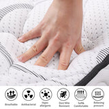 CertiPUR-US Certified 10 Inch Memory Foam Innerspring Hybrid Medium Firm Mattress Best for Pressure Relieving,Full Mattress,Mattress-in-a-Box