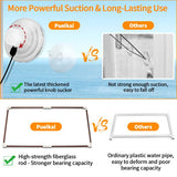 Morpilot Upgraded Cat Bed Cat Window Perch Window Seat Suction Cups Space Saving Cat Hammock Pet Resting Seat Safety Cat Shelves